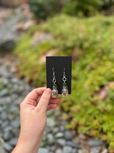 Custom Spell Jar Earrings