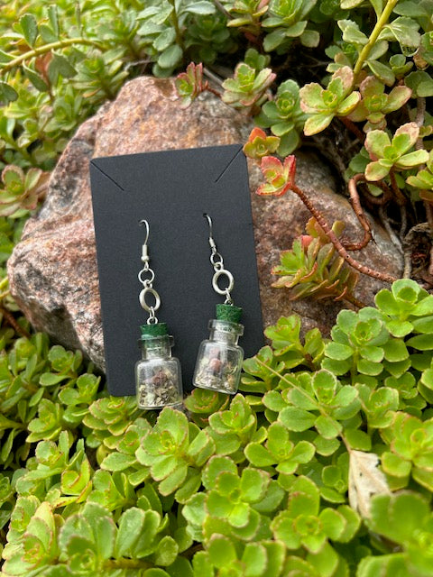 Custom Spell Jar Earrings